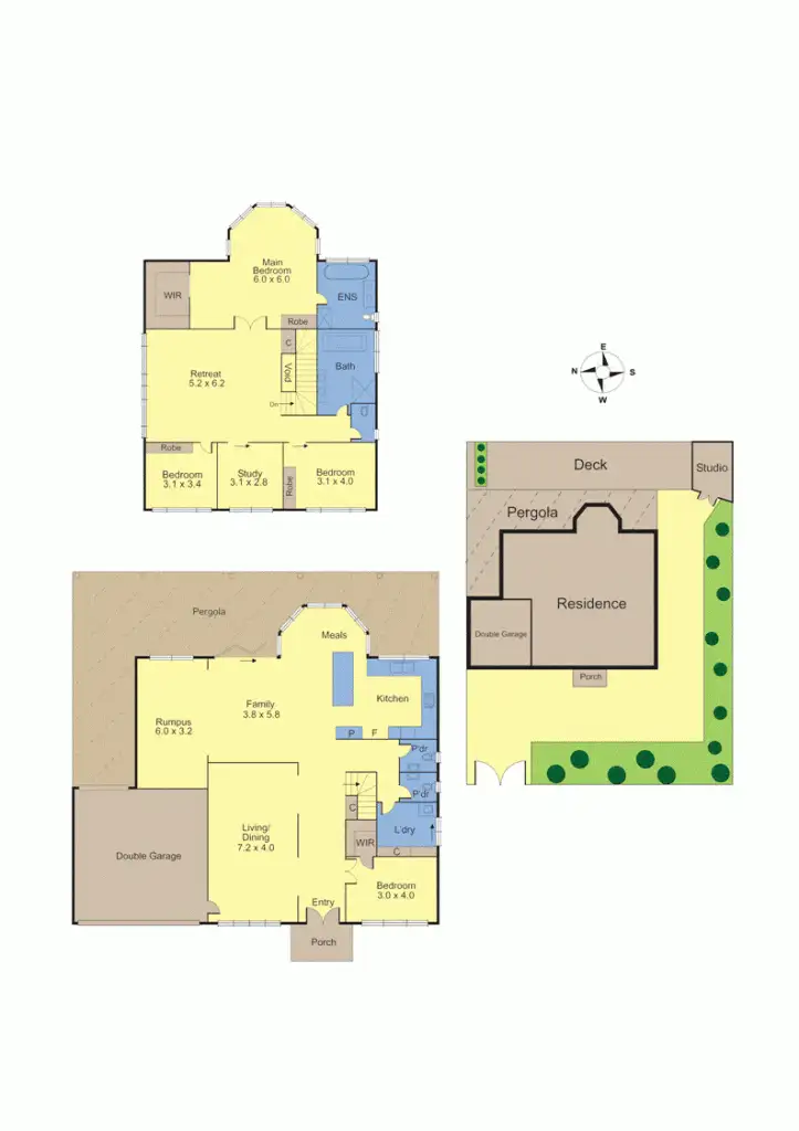 Floorplan of Homely house listing, 40 Victoria Street, Doncaster VIC 3108