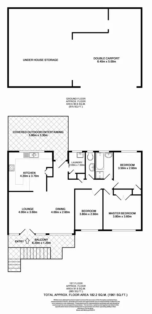 Floorplan of Homely house listing, 6 Garden Square, Faulconbridge NSW 2776
