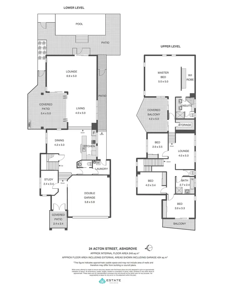 Floorplan of Homely house listing, 24 Acton Street, Ashgrove QLD 4060
