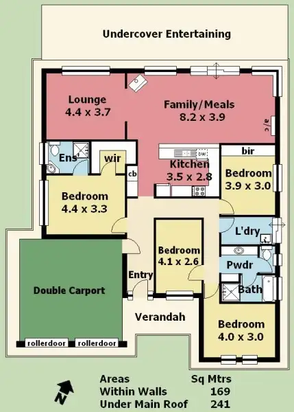 Floorplan of Homely house listing, 55 Jacaranda Drive, Woodside SA 5244