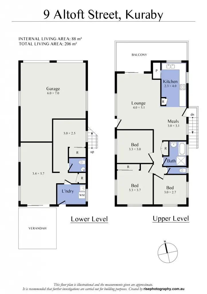 Floorplan of Homely house listing, 9 Altoft Street, Kuraby QLD 4112