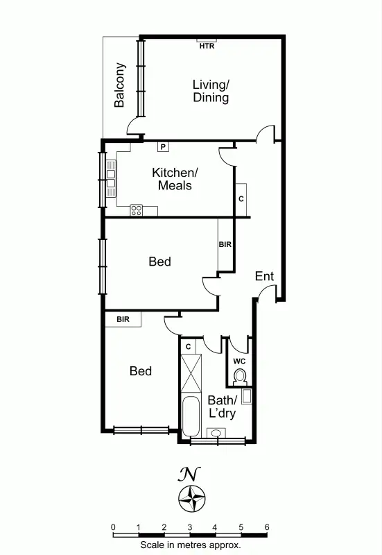 Floorplan of Homely apartment listing, 5/31 Claremont Avenue, Malvern VIC 3144