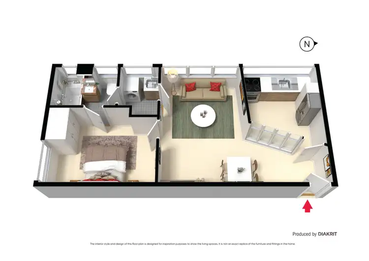 Floorplan of Homely apartment listing, 10/263 Dandenong Road, Prahran VIC 3181