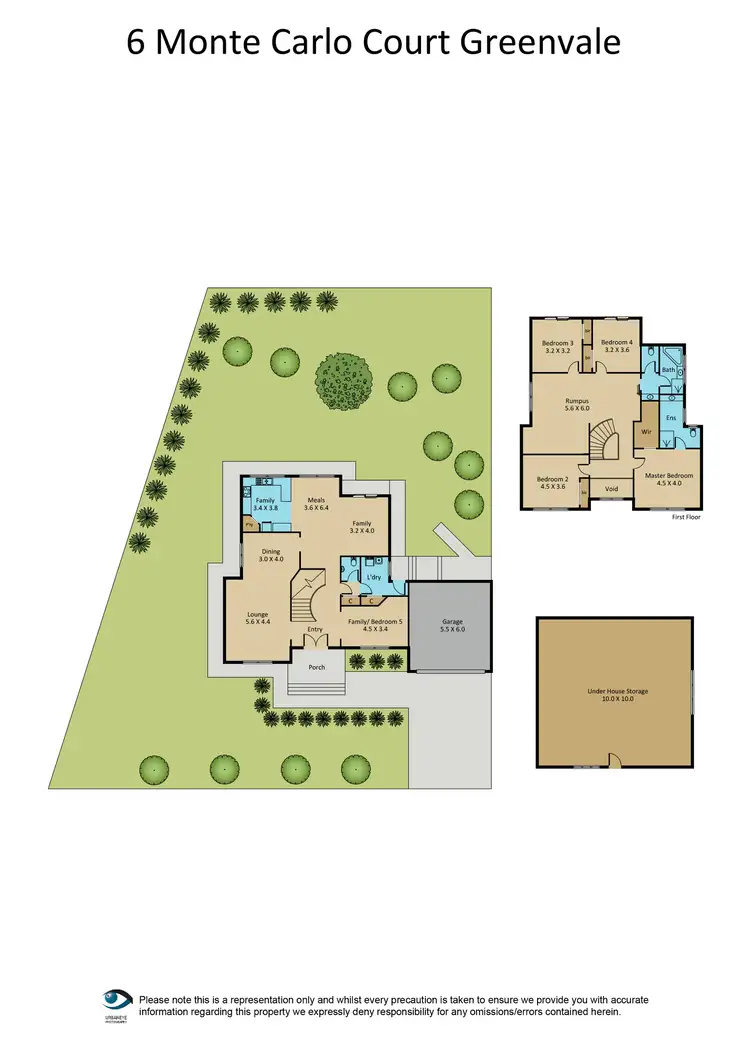 Floorplan of Homely house listing, 6 Monte Carlo Court, Greenvale VIC 3059