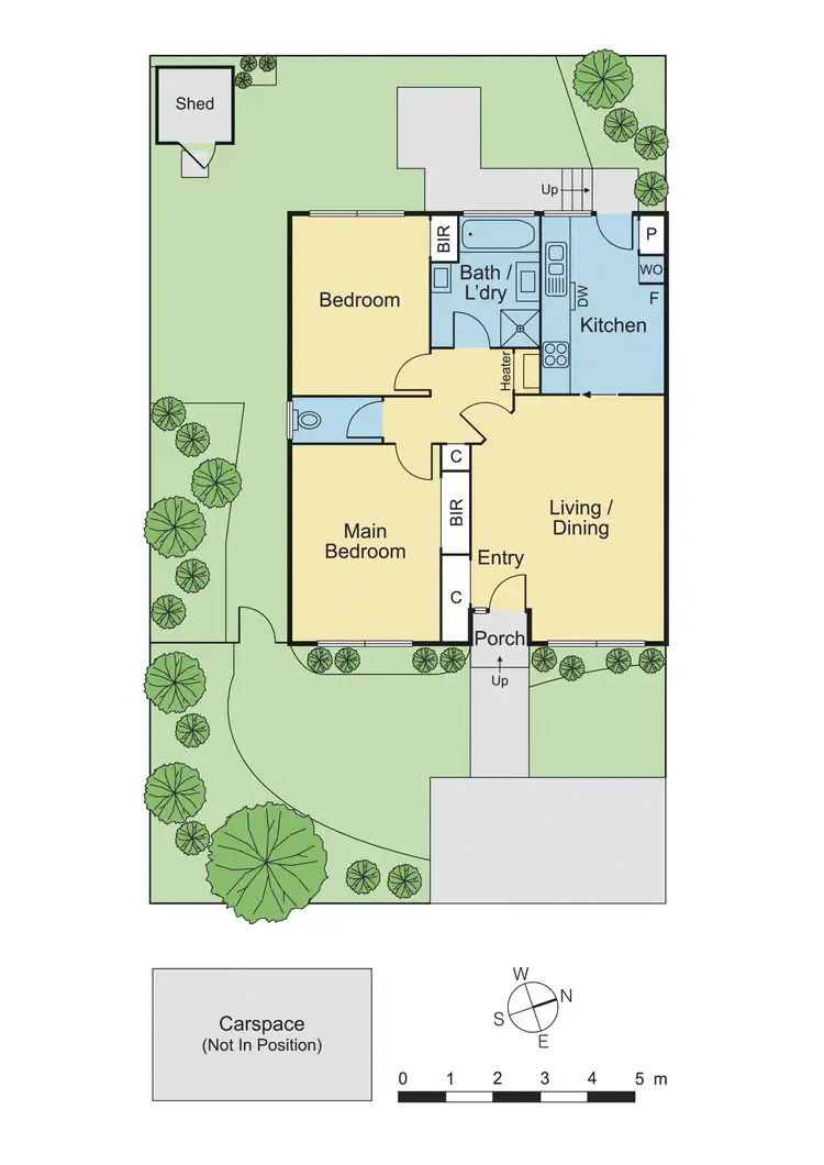 Floorplan of Homely unit listing, 4/212 Waterdale Road, Ivanhoe VIC 3079