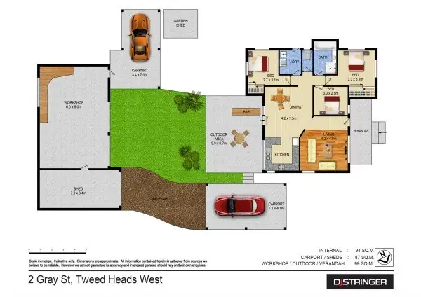 Floorplan of Homely house listing, 2 Gray Street, Tweed Heads West NSW 2485