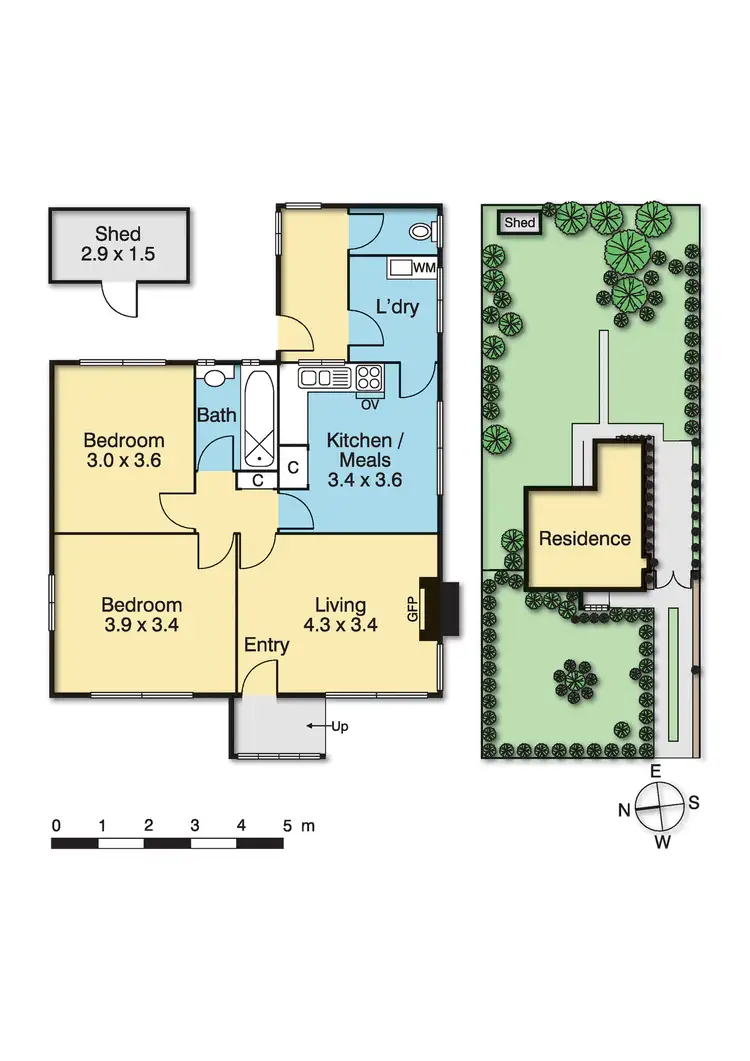 Floorplan of Homely house listing, 34 Law Street, Heidelberg Heights VIC 3081