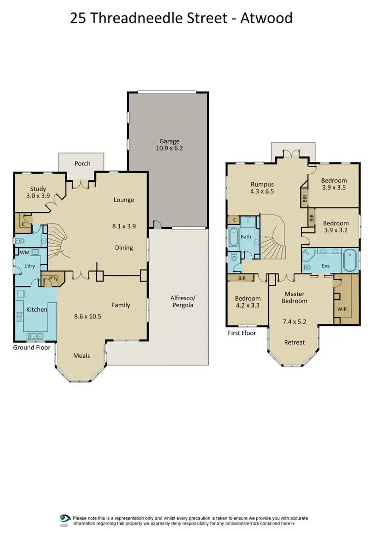 Floorplan of Homely house listing, 25 Threadneedle Street (Cambridge Gardens), Attwood VIC 3049