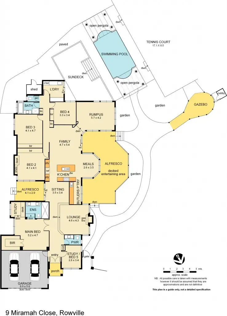 Floorplan of Homely house listing, 9 Miramah Cl, Rowville VIC 3178