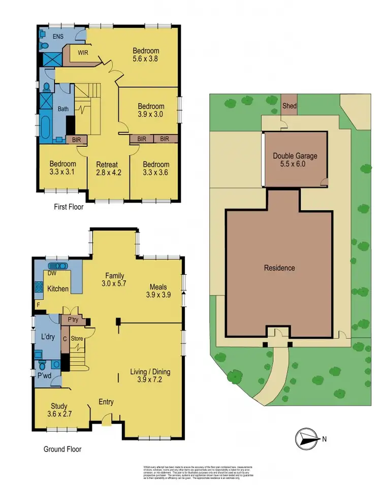 Floorplan of Homely house listing, 22 Barlow Rise, Bundoora VIC 3083
