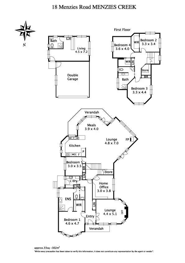 Floorplan of Homely house listing, 18 Menzies Road, Menzies Creek VIC 3159