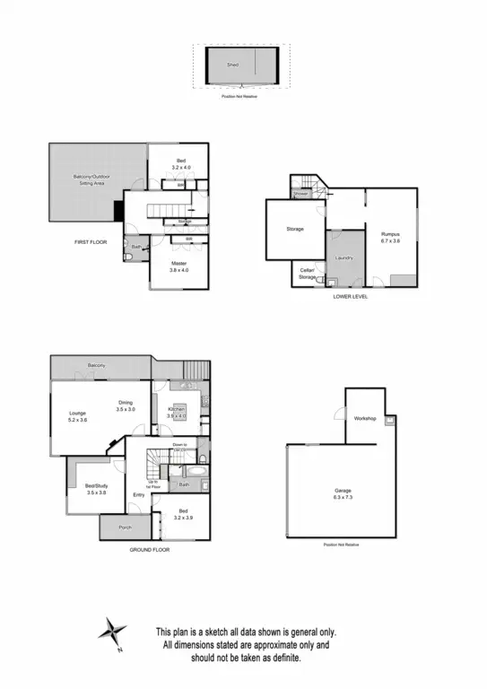 Floorplan of Homely house listing, 8 Lister Court, Ringwood VIC 3134