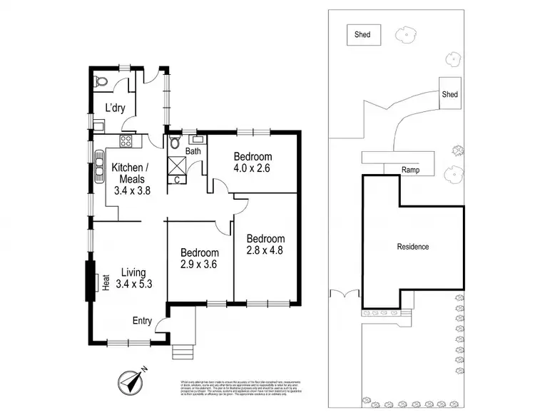 Floorplan of Homely house listing, 13 Kerang Avenue, Reservoir VIC 3073