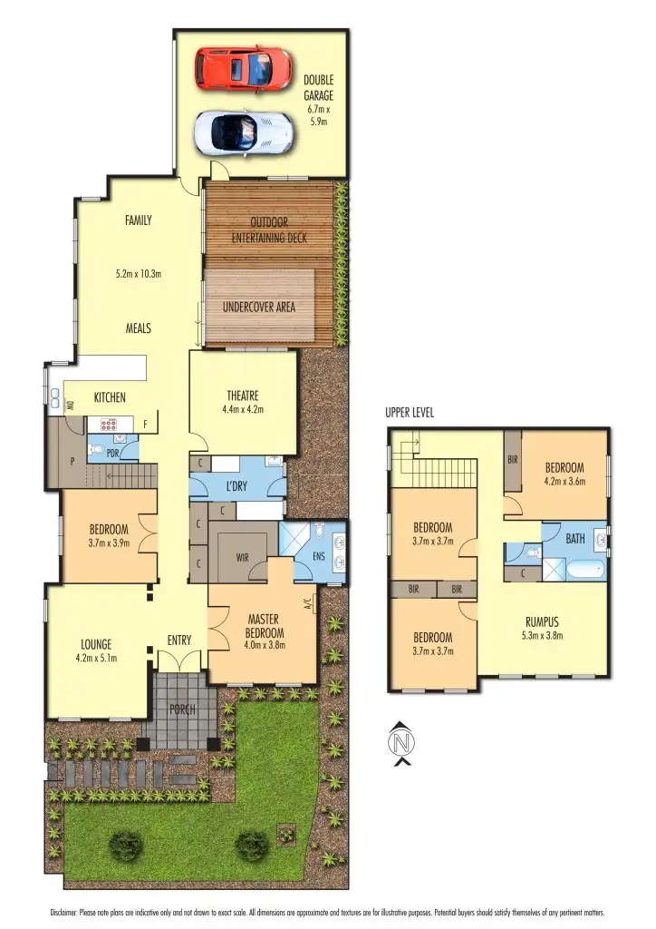 Floorplan of Homely townhouse listing, 1/15 Adelaide Avenue, Mount Waverley VIC 3149
