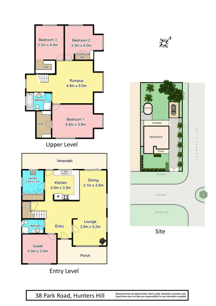 Floorplan of Homely house listing, 38 Park Road, Hunters Hill NSW 2110