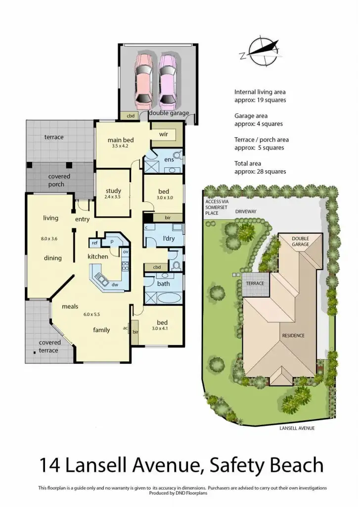 Floorplan of Homely house listing, 14 Lansell Ave, Safety Beach VIC 3936