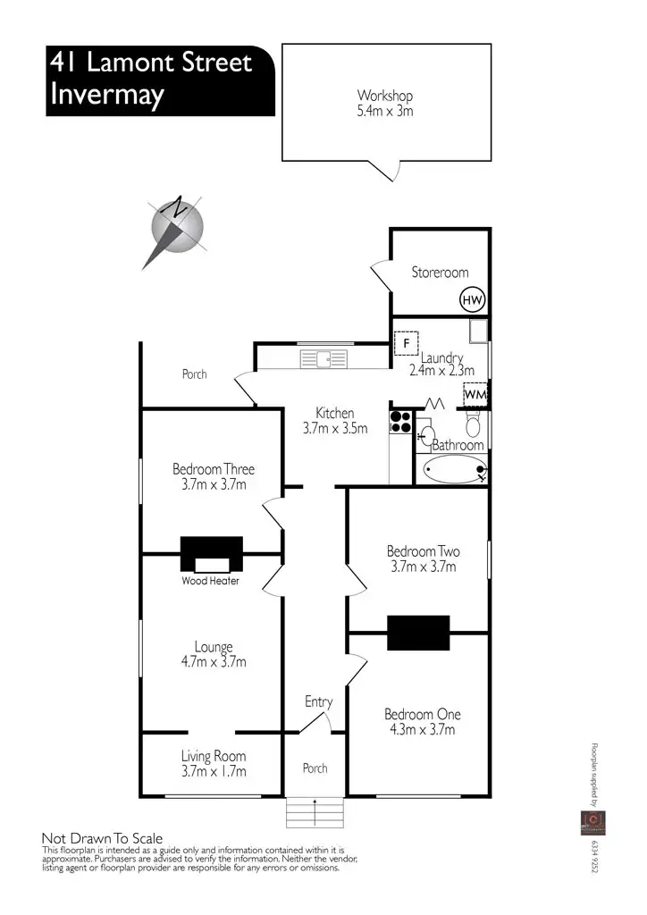 Floorplan of Homely house listing, 41 Lamont Street, Invermay TAS 7248