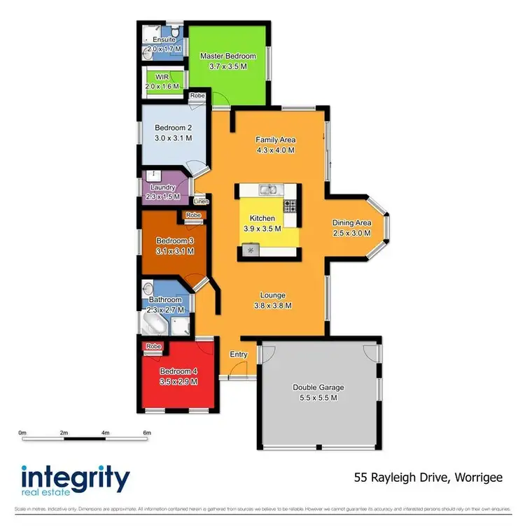 Floorplan of Homely house listing, 55 Rayleigh Drive, Worrigee NSW 2540