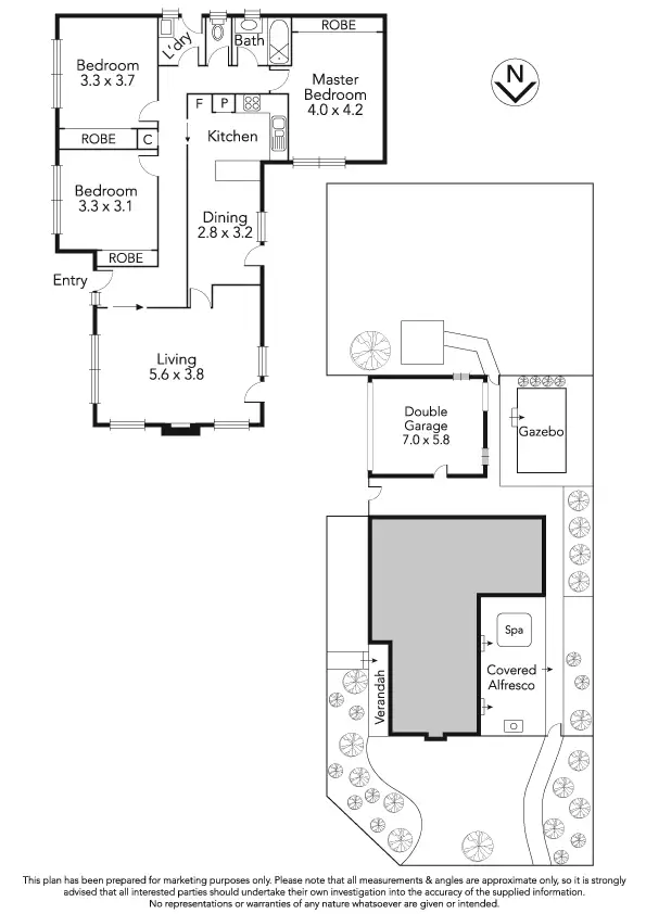 Floorplan of Homely house listing, 48 Mackie Road, Mulgrave VIC 3170