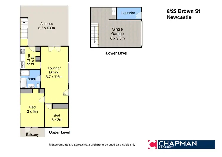 Floorplan of Homely unit listing, 8/22 Brown Street, The Hill NSW 2300