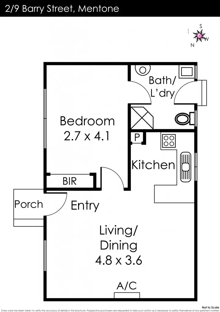 Floorplan of Homely unit listing, 2/9 Barry Street, Mentone VIC 3194