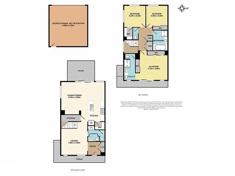 Floorplan of Homely townhouse listing, 11 Egret Way, Pakenham VIC 3810