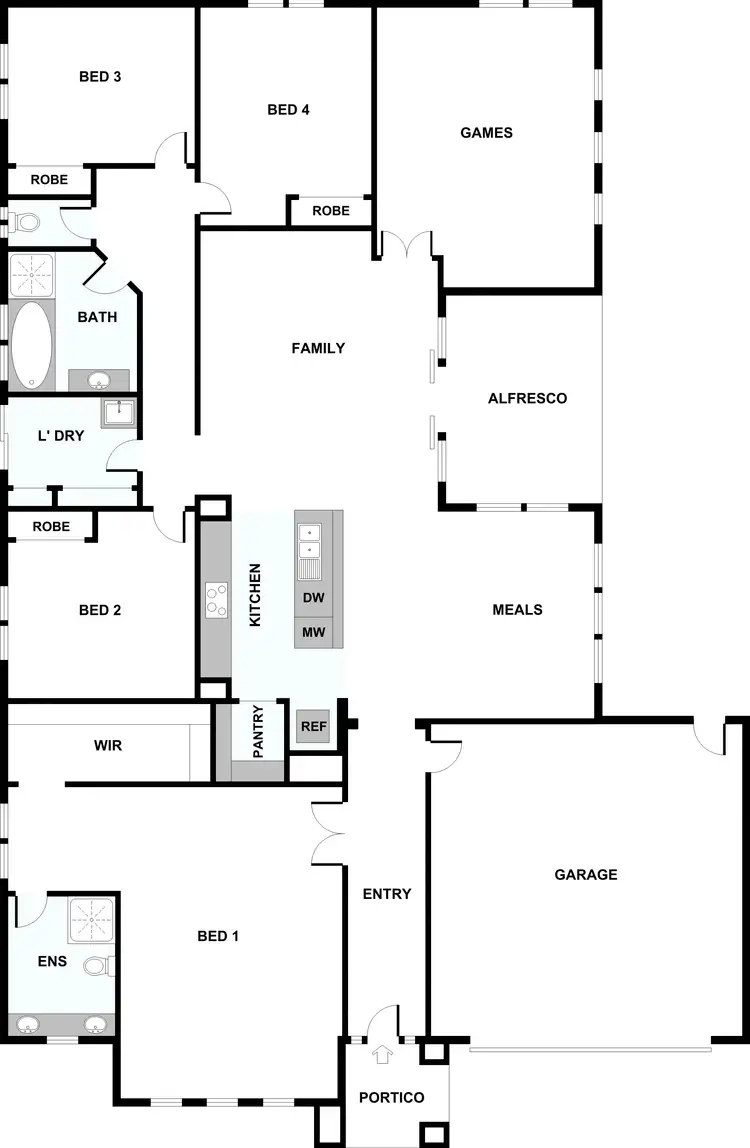 Floorplan of Homely house listing, 7 Alvis Close, Taylors Hill VIC 3037
