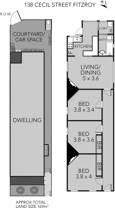 Floorplan of Homely house listing, 138 Cecil Street, Fitzroy VIC 3065