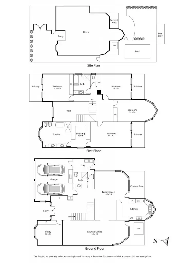 Floorplan of Homely house listing, 214 McLeod Road, Patterson Lakes VIC 3197