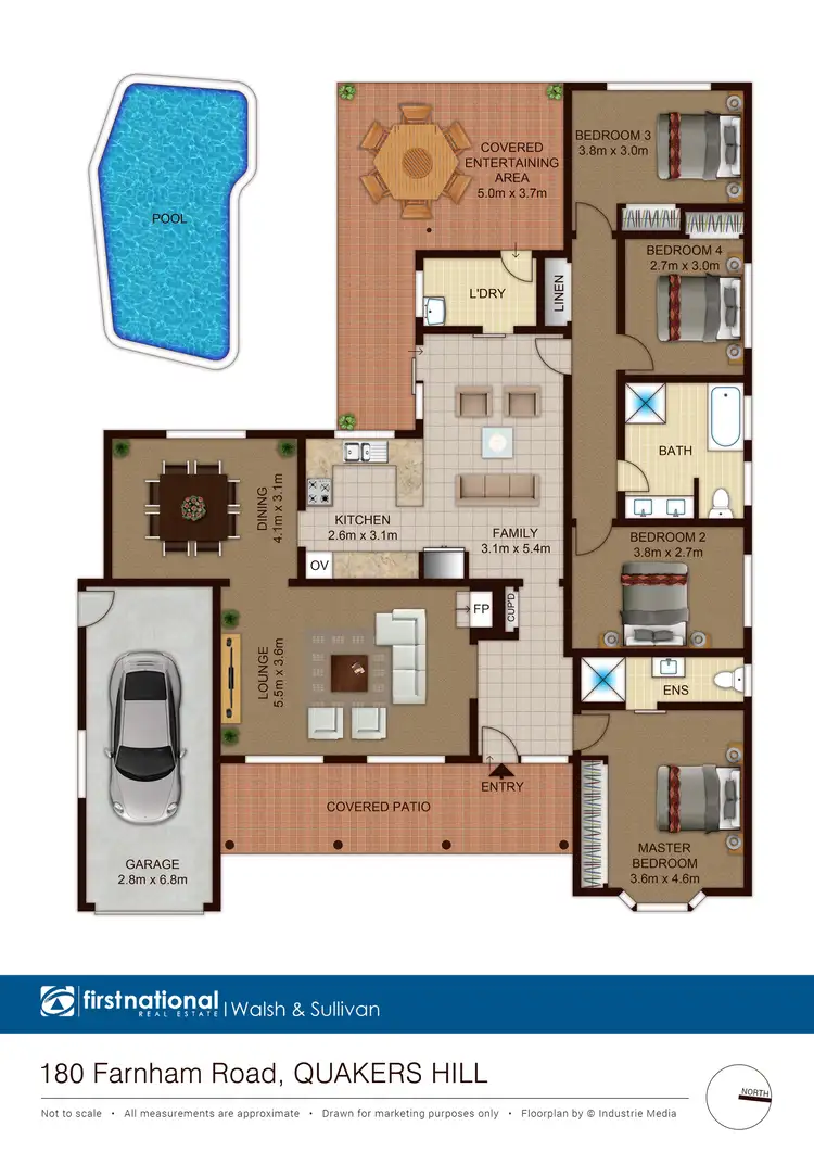 Floorplan of Homely house listing, 180 Farnham Road, Quakers Hill NSW 2763