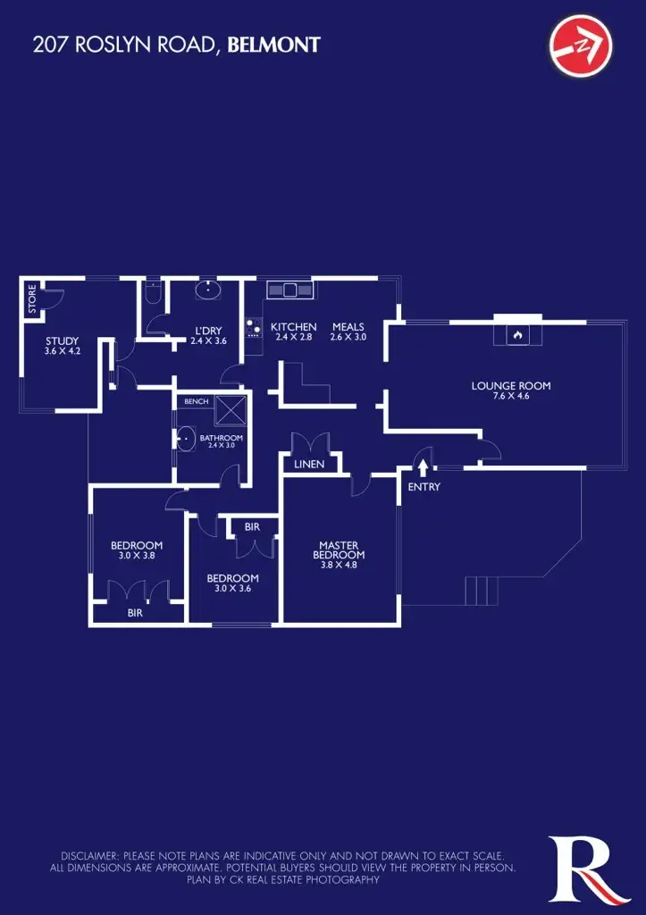 Floorplan of Homely house listing, 207 Roslyn Road, Belmont VIC 3216