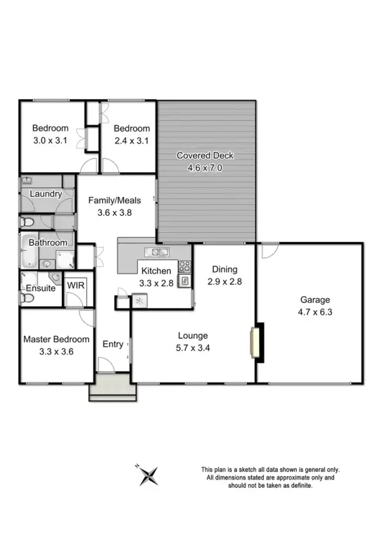 Floorplan of Homely house listing, 3 Berea Court, Ringwood VIC 3134