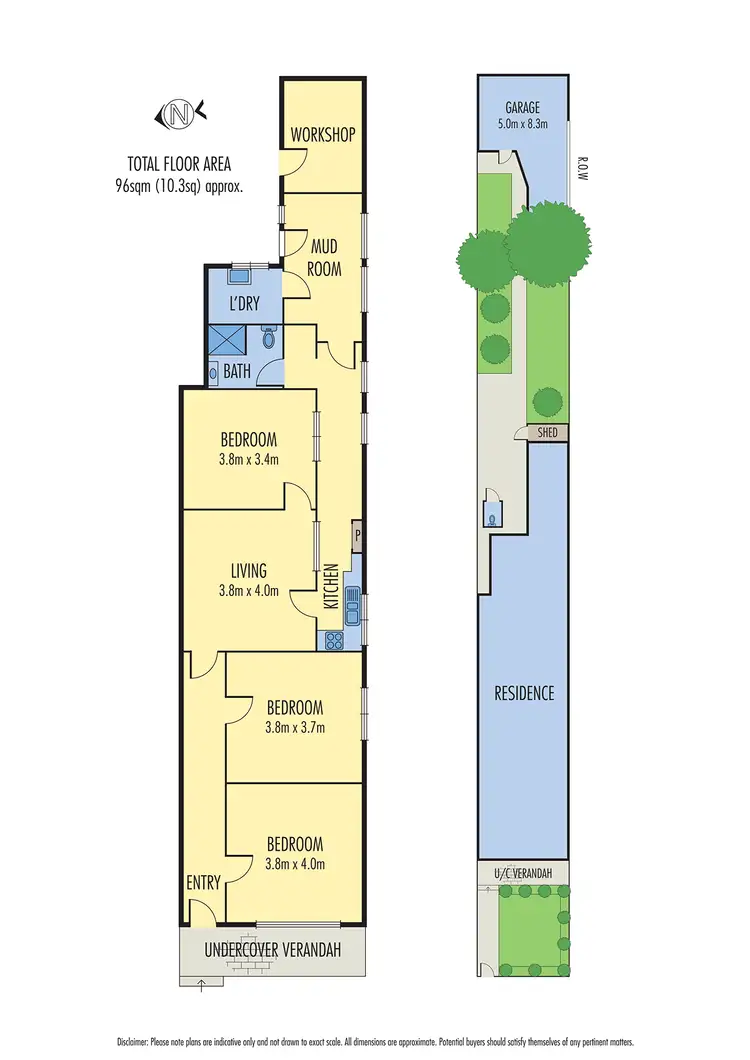 Floorplan of Homely house listing, 2 Cassels Road, Brunswick VIC 3056