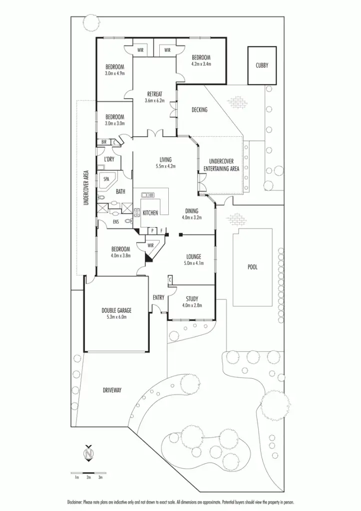 Floorplan of Homely house listing, 10 Glencoe Place, Lilydale VIC 3140