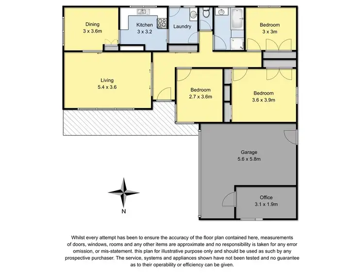 Floorplan of Homely house listing, 154 Hearn Street, Colac VIC 3250