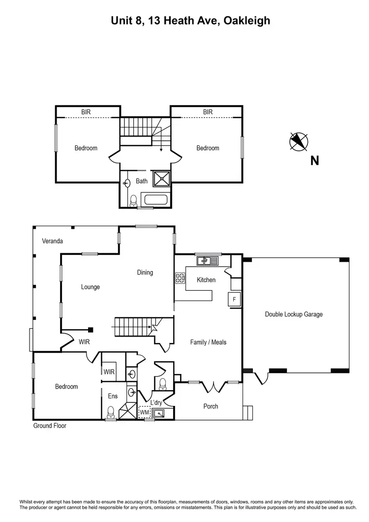 Floorplan of Homely house listing, 8/13 Heath Avenue, Oakleigh VIC 3166