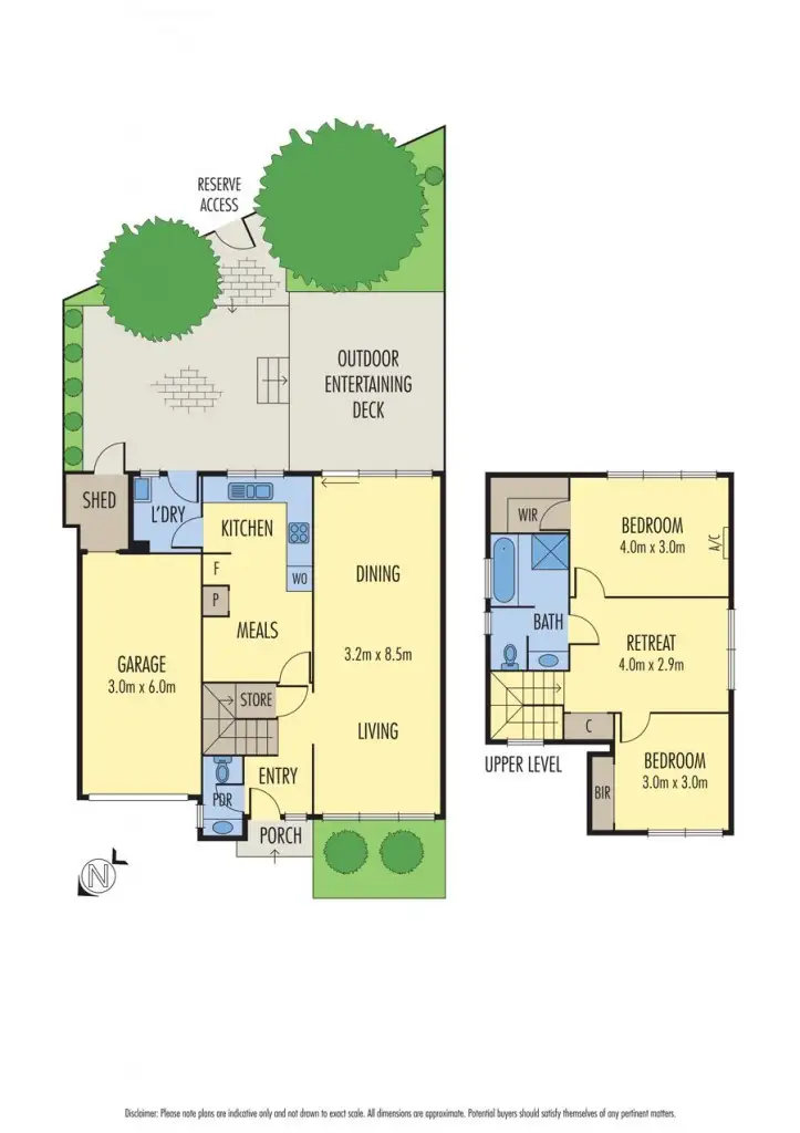 Floorplan of Homely townhouse listing, 2/8 Prince Street, Box Hill South VIC 3128