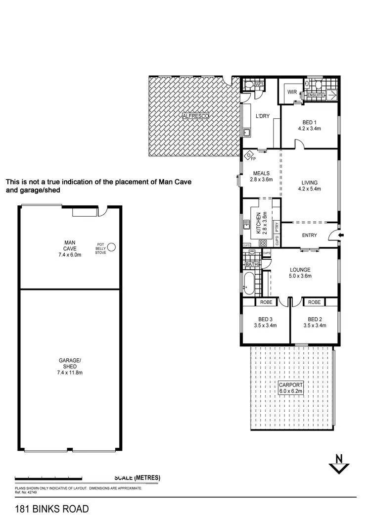 Floorplan of Homely house listing, 181 Binks Road, Strathfieldsaye VIC 3551