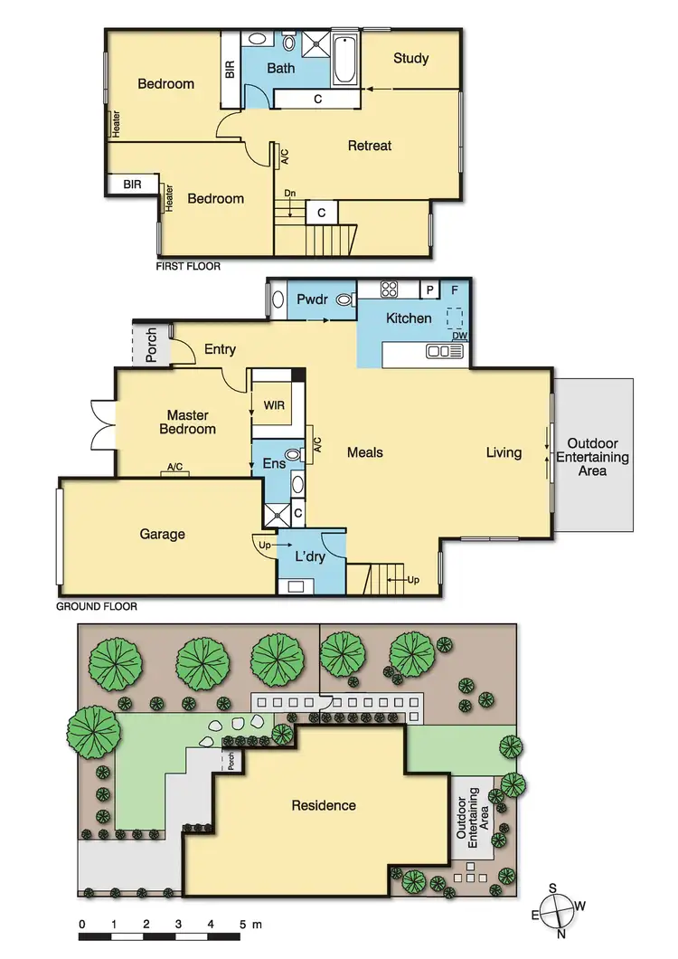 Floorplan of Homely house listing, 21 Sun Orchid Circuit, Greensborough VIC 3088