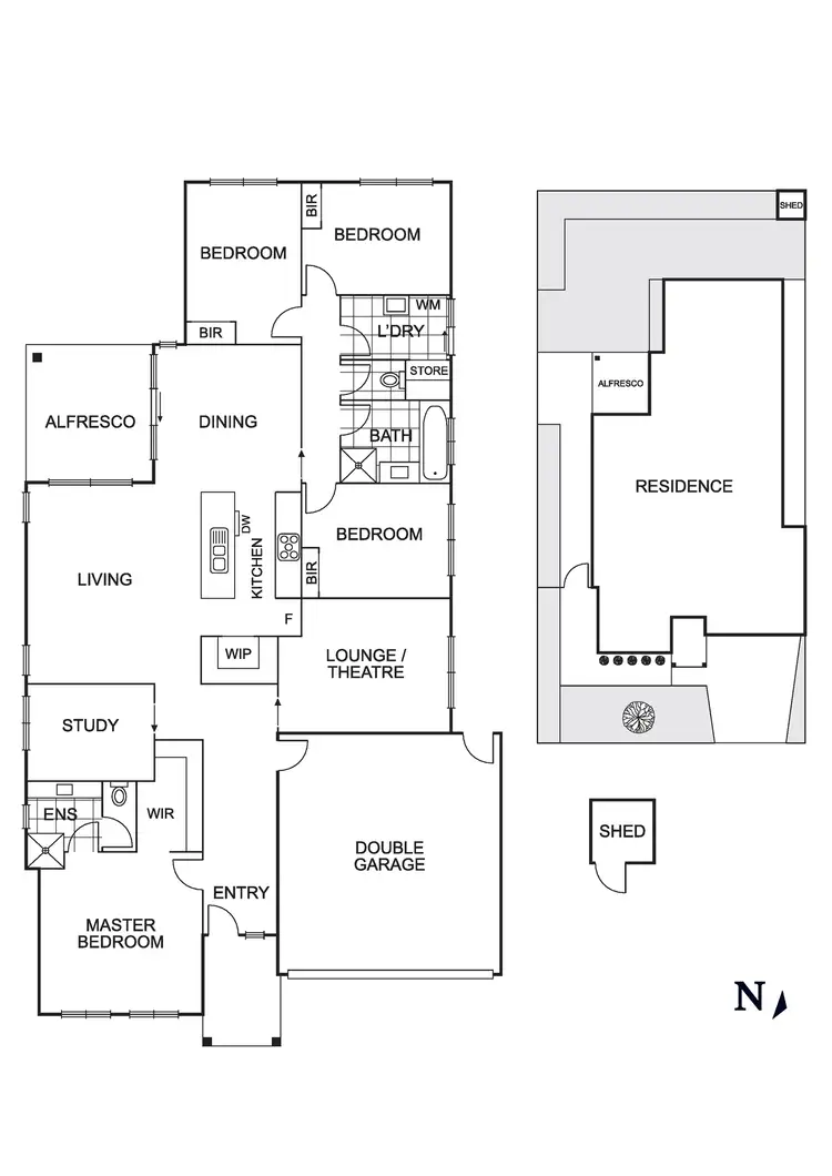 Floorplan of Homely house listing, 22 Aleman Green, Mernda VIC 3754