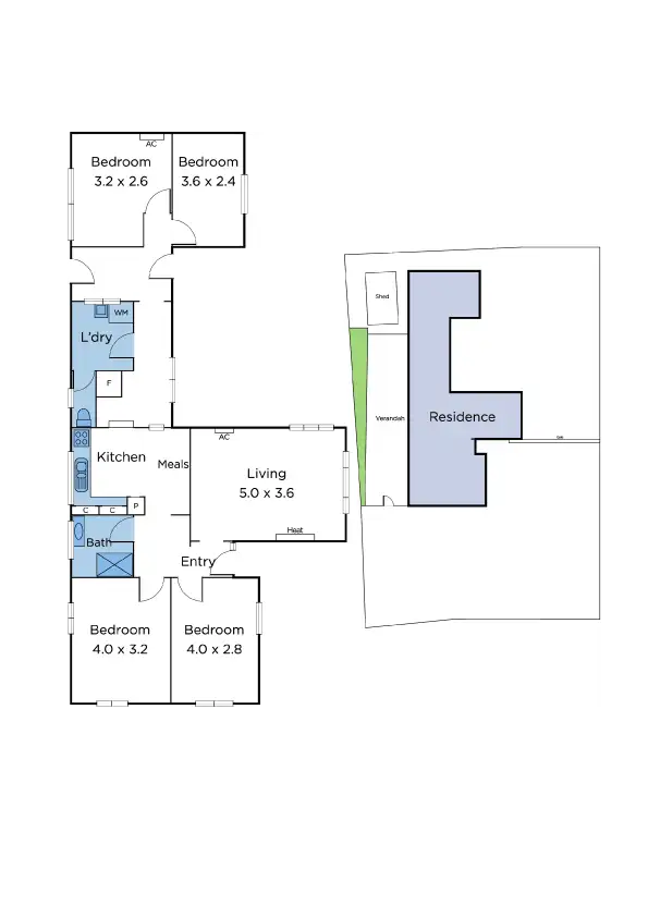 Floorplan of Homely house listing, 10 Churchill Avenue, Maidstone VIC 3012