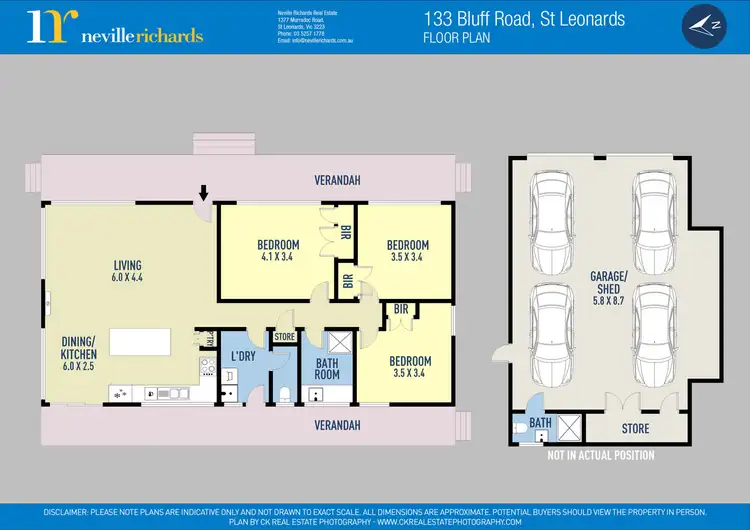 Floorplan of Homely house listing, 133 Bluff Road, St Leonards VIC 3223