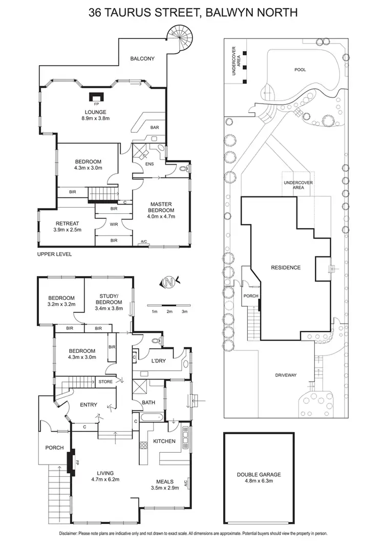 Floorplan of Homely house listing, 36 Taurus Street, Balwyn North VIC 3104