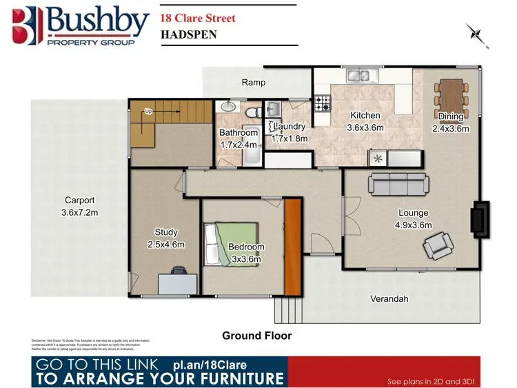 Floorplan of Homely house listing, 18 Clare Street, Hadspen TAS 7290