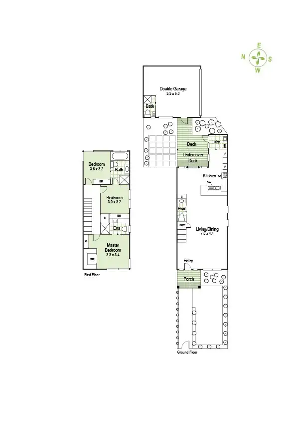 Floorplan of Homely townhouse listing, 4a Nicholls Road, Ormond VIC 3204