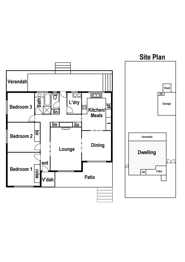 Floorplan of Homely house listing, 6 McShane Street, Reservoir VIC 3073