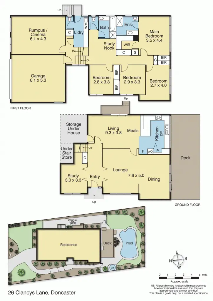 Floorplan of Homely house listing, 26 Clancys Lane, Doncaster VIC 3108