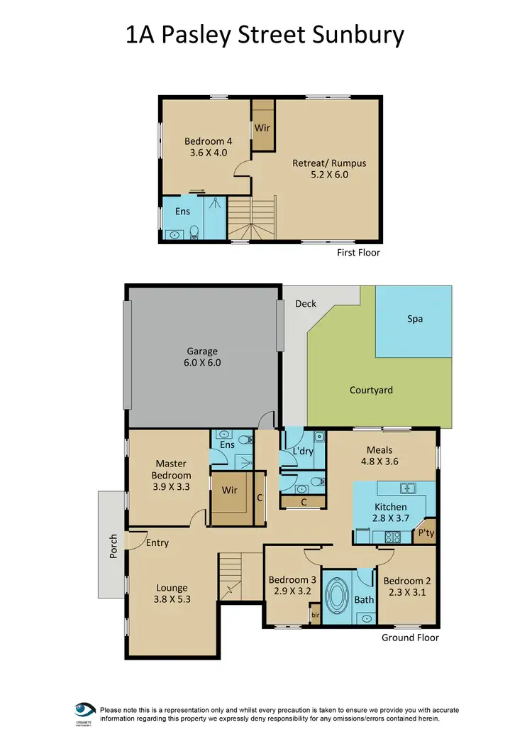 Floorplan of Homely house listing, 1A Pasley Street, Sunbury VIC 3429