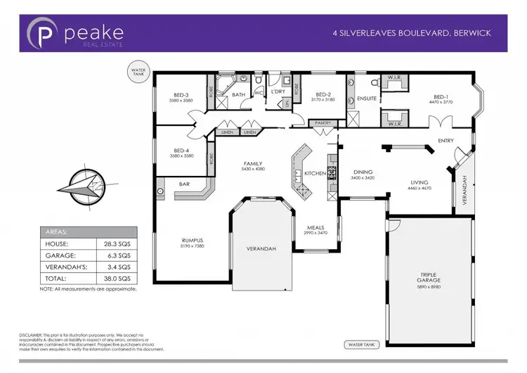 Floorplan of Homely house listing, 4 Silverleaves Boulevard, Berwick VIC 3806