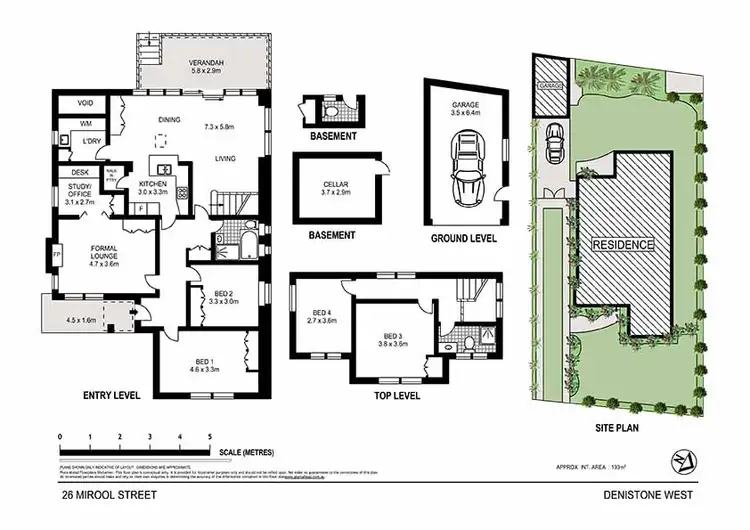 Floorplan of Homely house listing, 26 Mirool Street, Denistone West NSW 2114